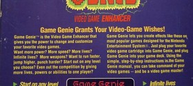 GAME GENIE- VIDEO GAME ENHANCER- NES- 1990/1991 GALOOB