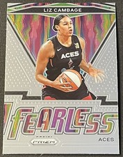 2021 Panini Prizm WNBA Liz Cambage Fearless Las Vegas Aces #5