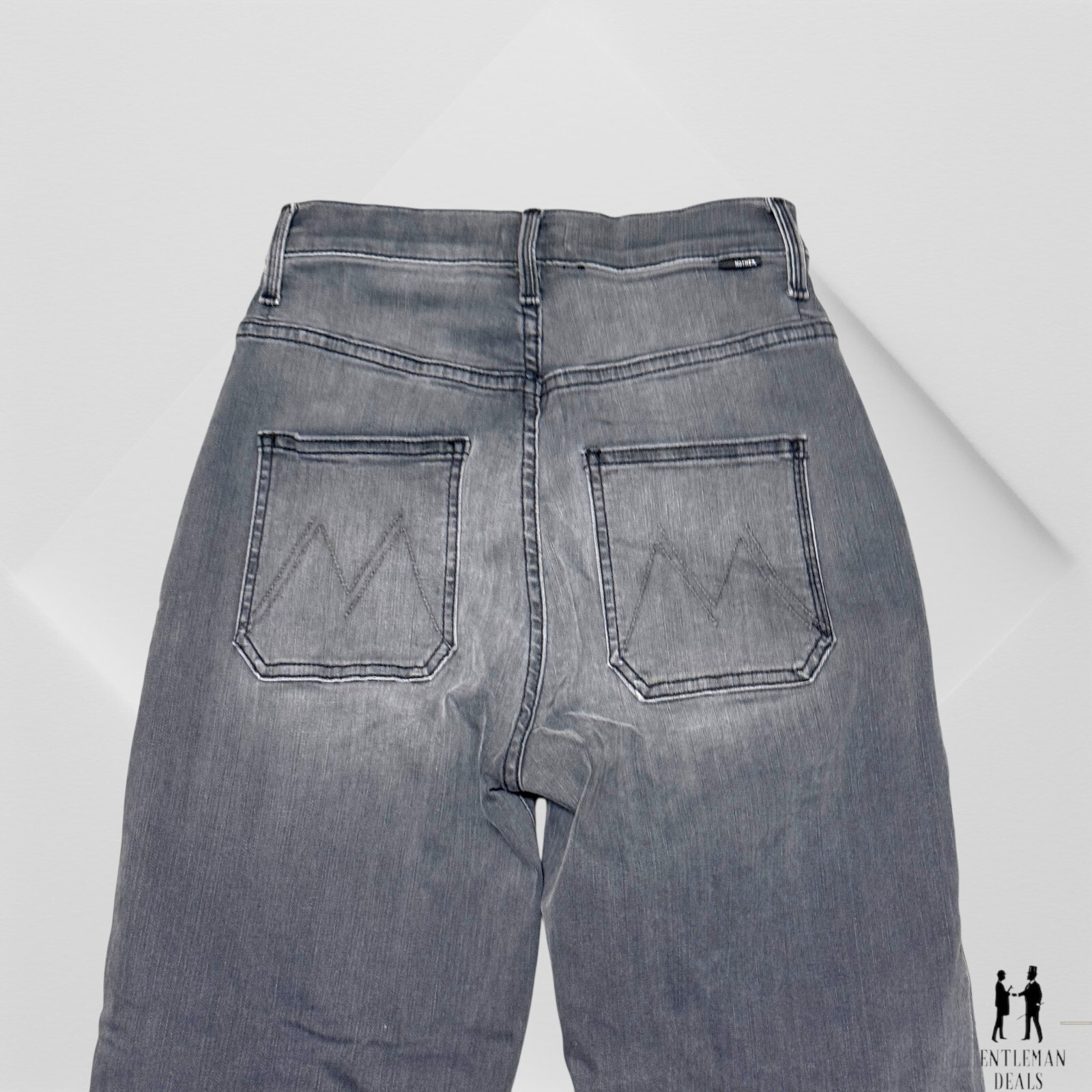 Mother The Wrapper Patch Springy Ankle Jeans in D… - image 12