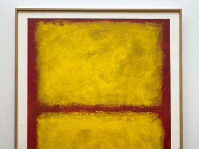 MARK ROTHKO RARE LITHOGRAPH PRINT FRAMED SWISS EXHIBITION POSTER