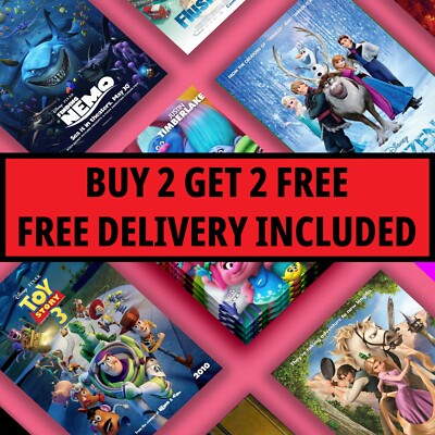 Disney Pixar Filmplakate Galerie Wandbild Animationsfilm Kino Poster Drucke