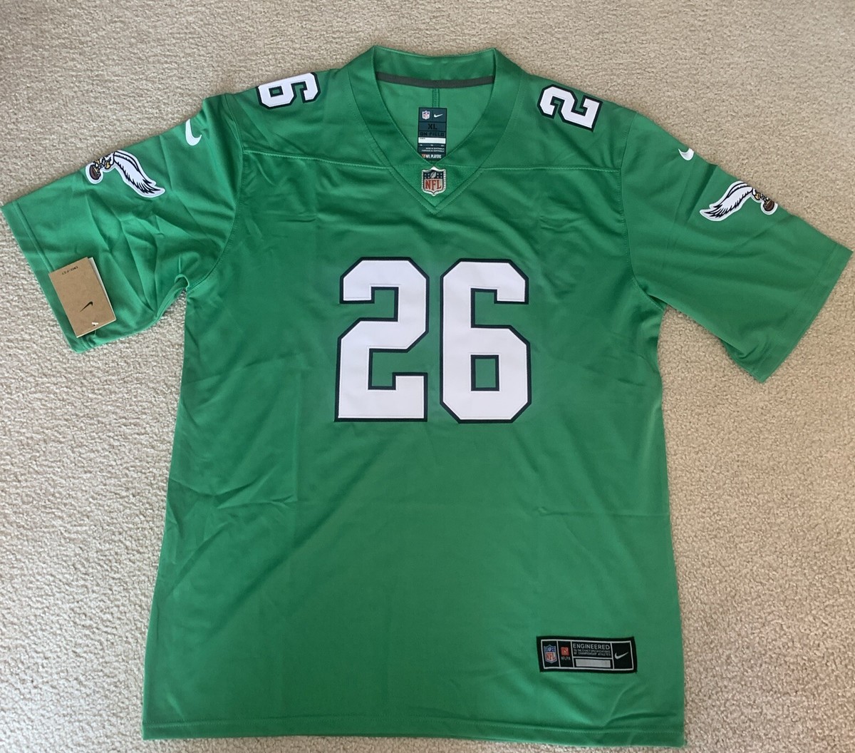 NFL EAGLES BARKLEY 26 ユニフォーム XL 大きな取引 NFL EAGLES Name Player 2025 Eagles Philadelphia #26