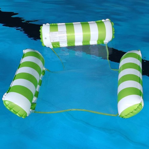 Water Hammock Lounger, Inflatable Pool Floating Bed Rafts, Swimming Chair Toys - Picture 14 of 18