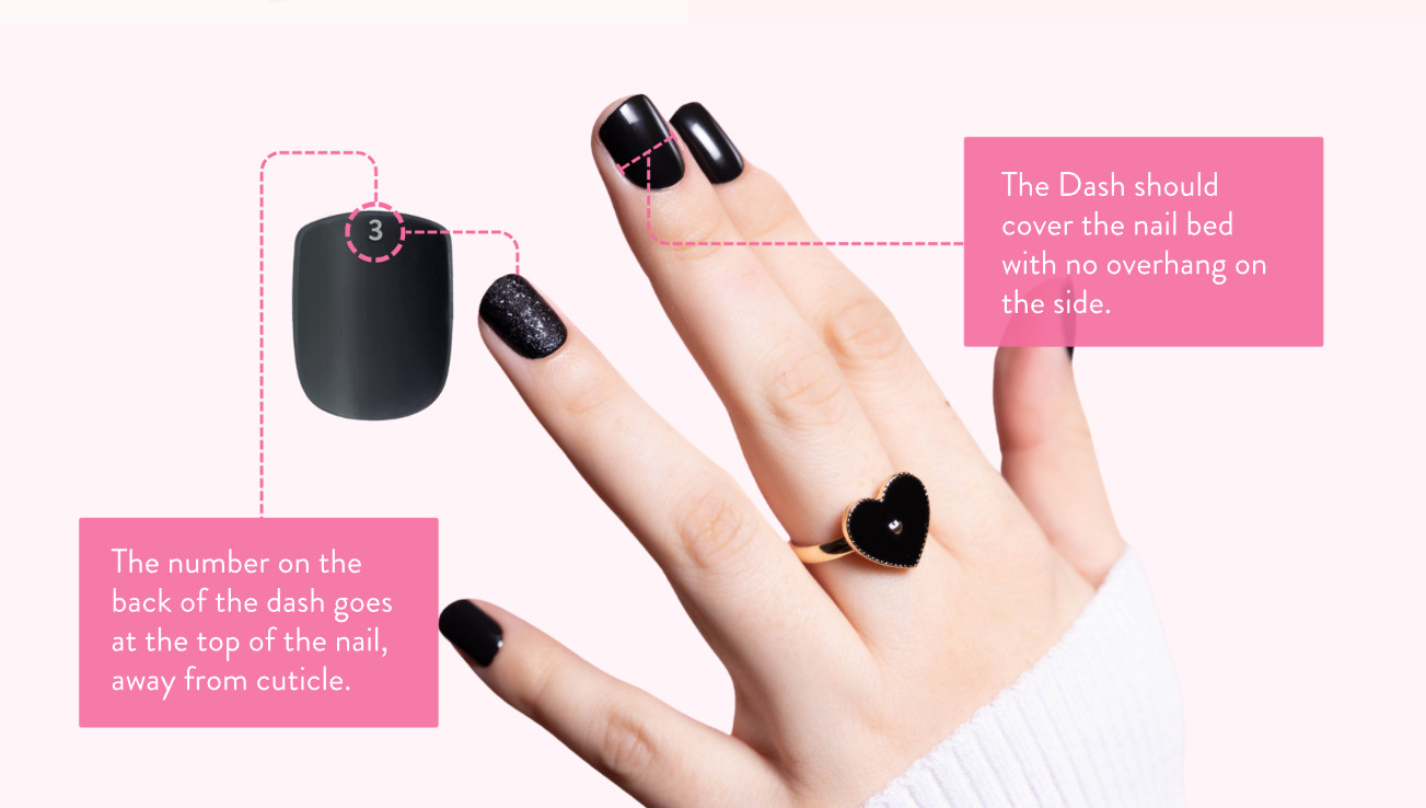 Red Aspen Nail Dashes Press-On Nails Nell's French Tip Manicure Short Square (2)