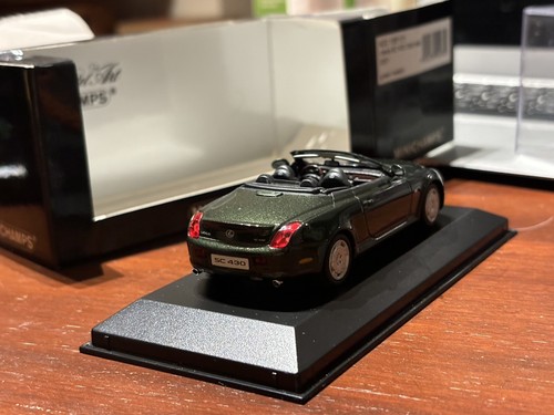 Minichamps Lexus SC430 2001 1/43 Model Diecast Olive Green Mint Rare Limited - Picture 5 of 8