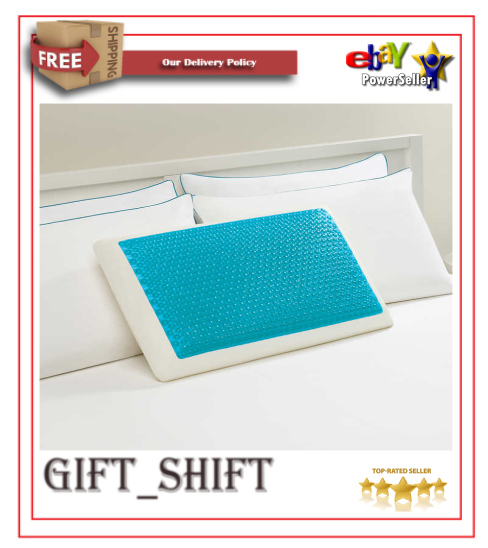 comfort revolution hydraluxe gel memory foam bed pillow