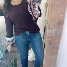 Elle knit top size large