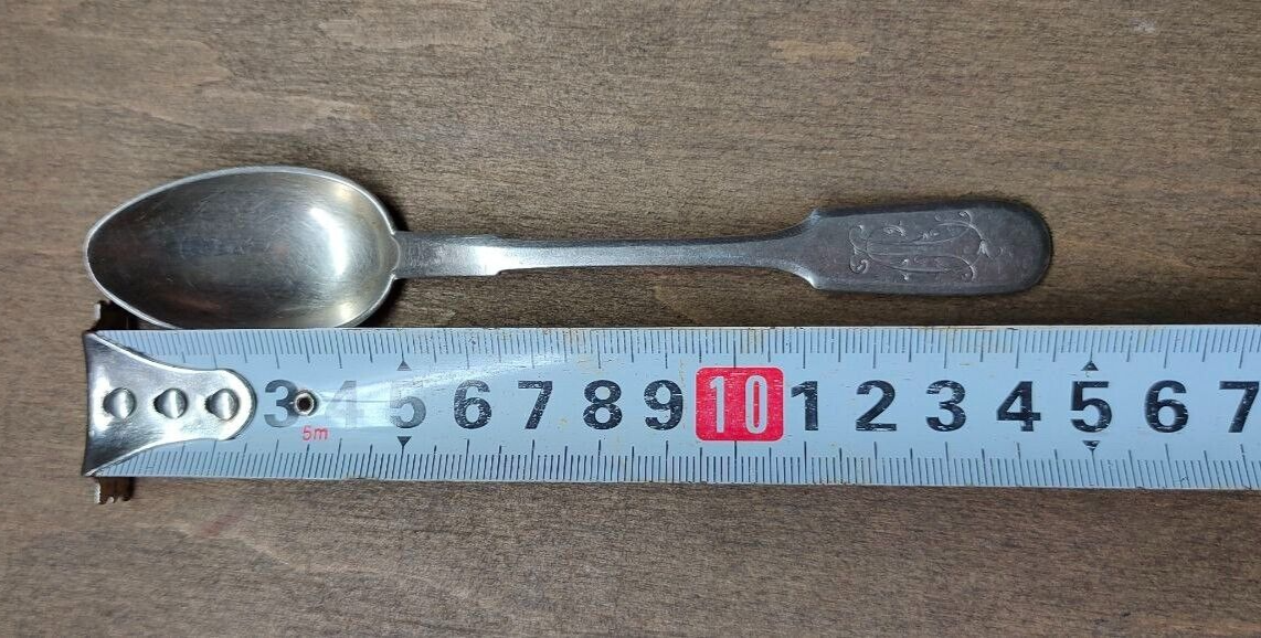 Teaspoon imperial old Russian spoon with monograms Silver 84 25g eBay