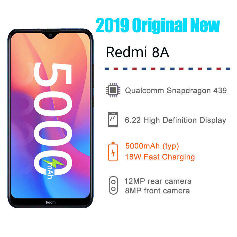 Xiaomi Redmi 8A 32GB 64GB 4G LTE Unlocked Android Global