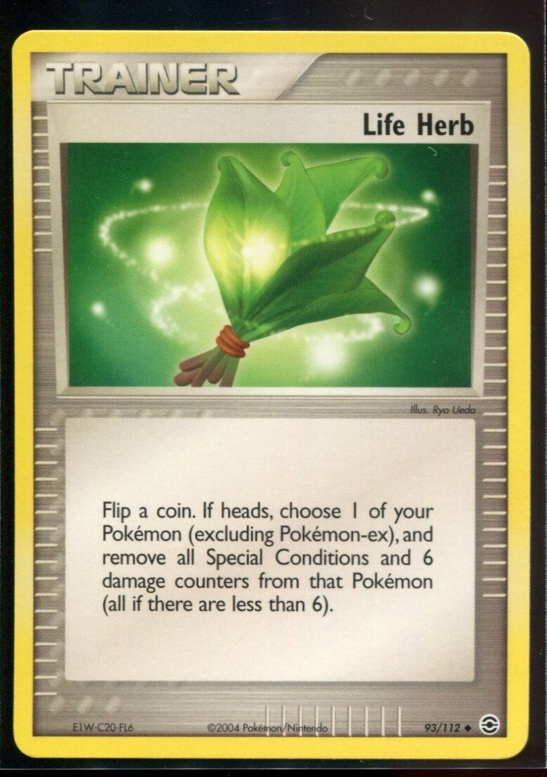Life Herb - ex FireRed & LeafGreen 93/112 2004 NM Pokemon