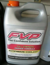 FVP Antifreeze / Coolant 1-Gallon Full Strength Orange Formula 