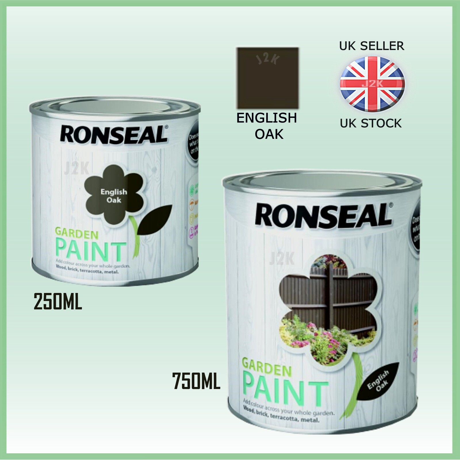 Ronseal Outdoor Garden Paint For Exterior Wood Metal Stone Brick