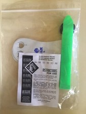 US GLOVE BEGINNER GYMNASTICS HOOK  LOOP HAND GRIPS LG NEON GREEN WEIGHTLIFTING