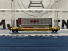 Walthers N TTX #25064 Double Stack Car w/ Containers NO BOX (T)