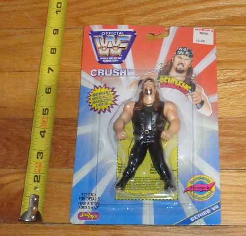 1997 WWF WWE Just Toys Crush bendie Bend-ems Wrest...