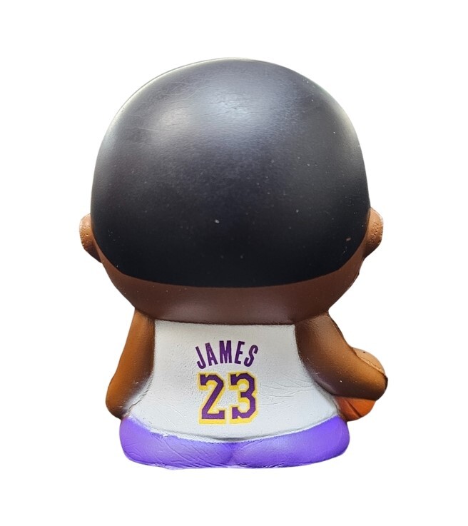 スポーツ LeBron James NBA BALLERS Lebron James Los Angeles Lakers White Jersey 2018 NBA Baller