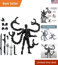 T13 Action Figure - Fully Jointed 3D Printed Robot, 5.5-Inch for Desktop Fun