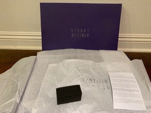 Authentic Stuart Weitzman Women's 5050 Over-the-Knee Boots Nice Blue Suede NIB - Picture 2 of 7