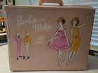 Vintage Mattel Barbie Doll Accessories - Pink Barbie & Midge Doll Case 1963