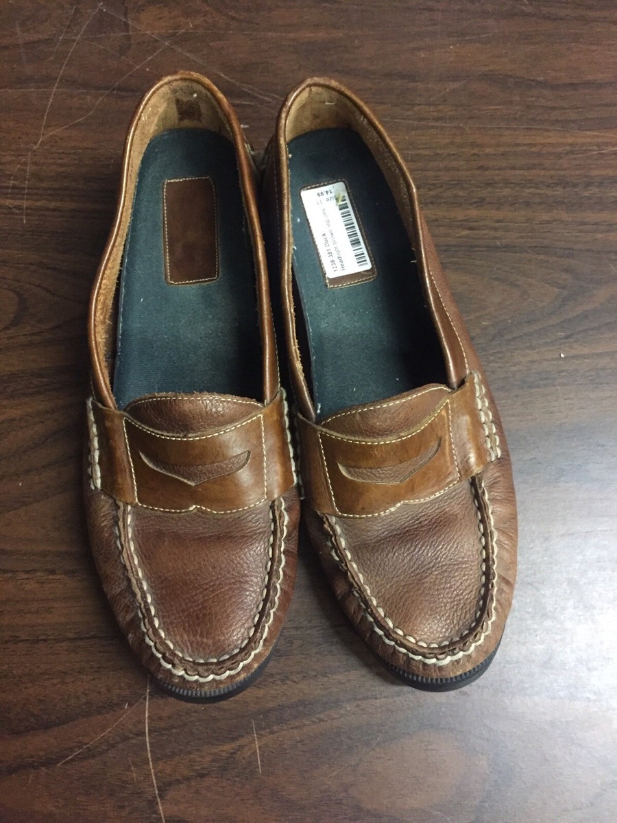 Duck Head Brown Leather Slip-On Loafers s-l400.jpg main image 3