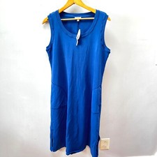 NEW T by Talbots Blue Sunkissed Terry Midi Dress- Size PL