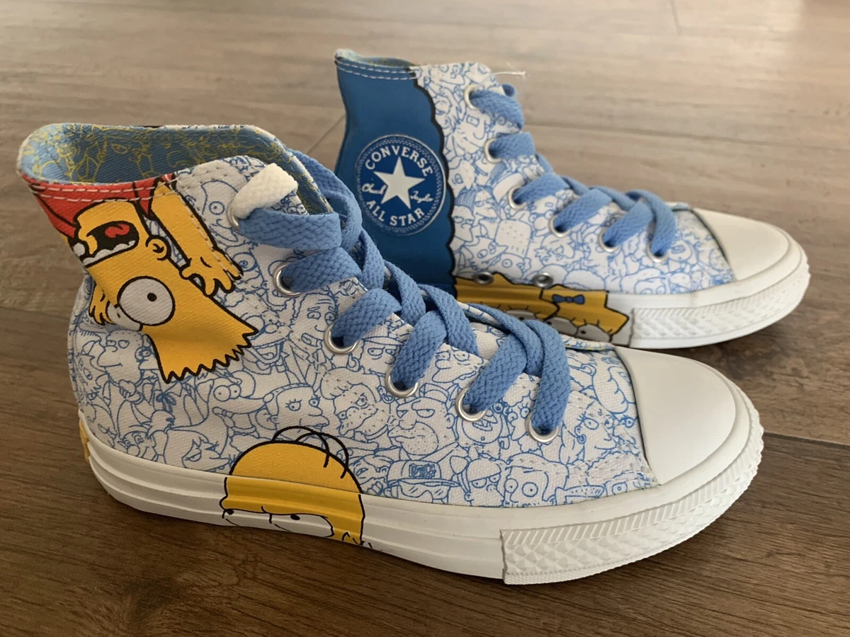 Converse Chucks Hi Simpsons Kids 141391 New Size 31 13