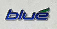 Hyundai Blue Rear Boot Badge Emblem 115x42mm