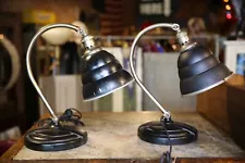 Antique General Electric desk lamps drafting light machine age industrial VTG 2