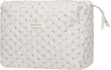 Makeup Cosmetic Bag,Cotton Large Travel Organizer Toiletry Bag for Women for ...