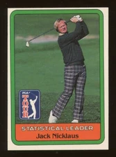 1981 Donruss Golf Jack Nicklaus Rookie card Statistical Leader PGA Tour