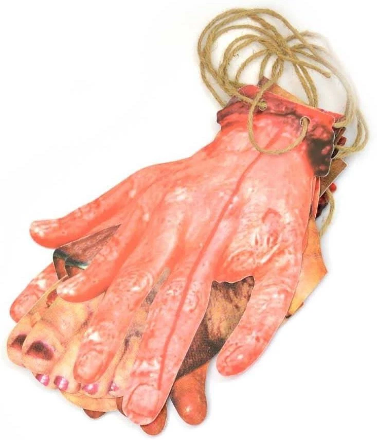 5ft Halloween Decoration Bloody Body Parts Garland Haunted Party Scary Bunting — 第 4/4 张图片