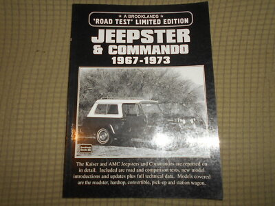 SIGNED BARRY LAKE. Road Test Ltd Ed Jeepster & Commando 1967-73 Brooklands Books