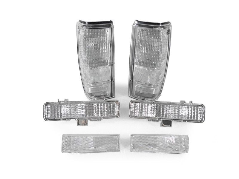 1982-1993 Chevy S-10 S10 COMBO DEPO Clear Tail+Corner+Bumper