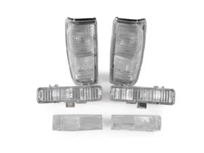 COMBO DEPO Clear Tail+Corner+Bumper Signal Lights For 1982-1993 Chevy S-10 S10
