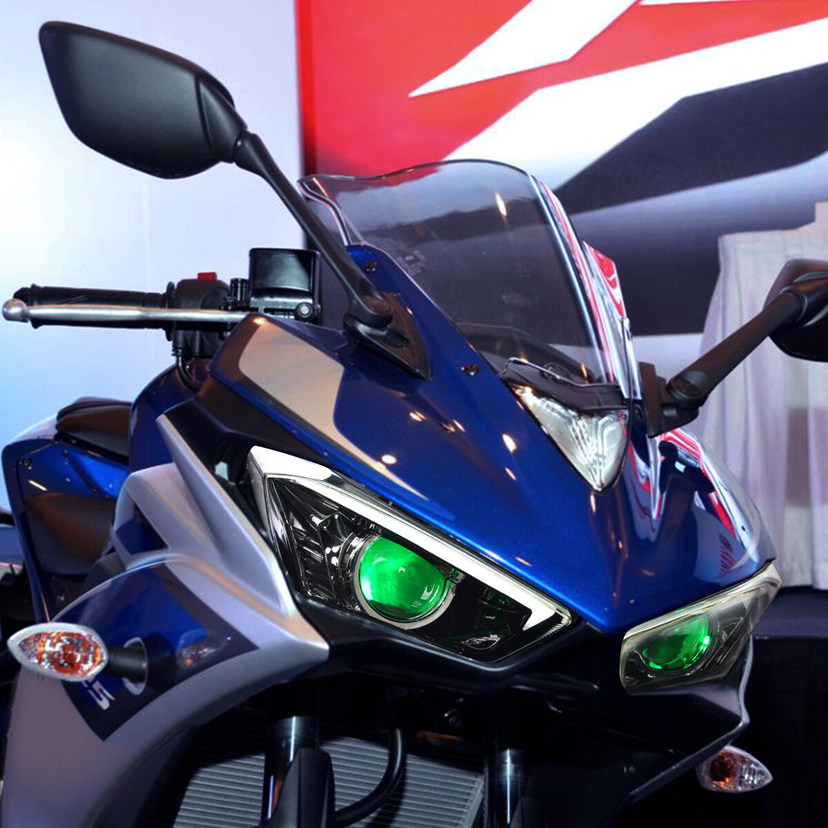 Full LED Headlight Assembly for Yamaha YZF R25 15-18 Sportbike