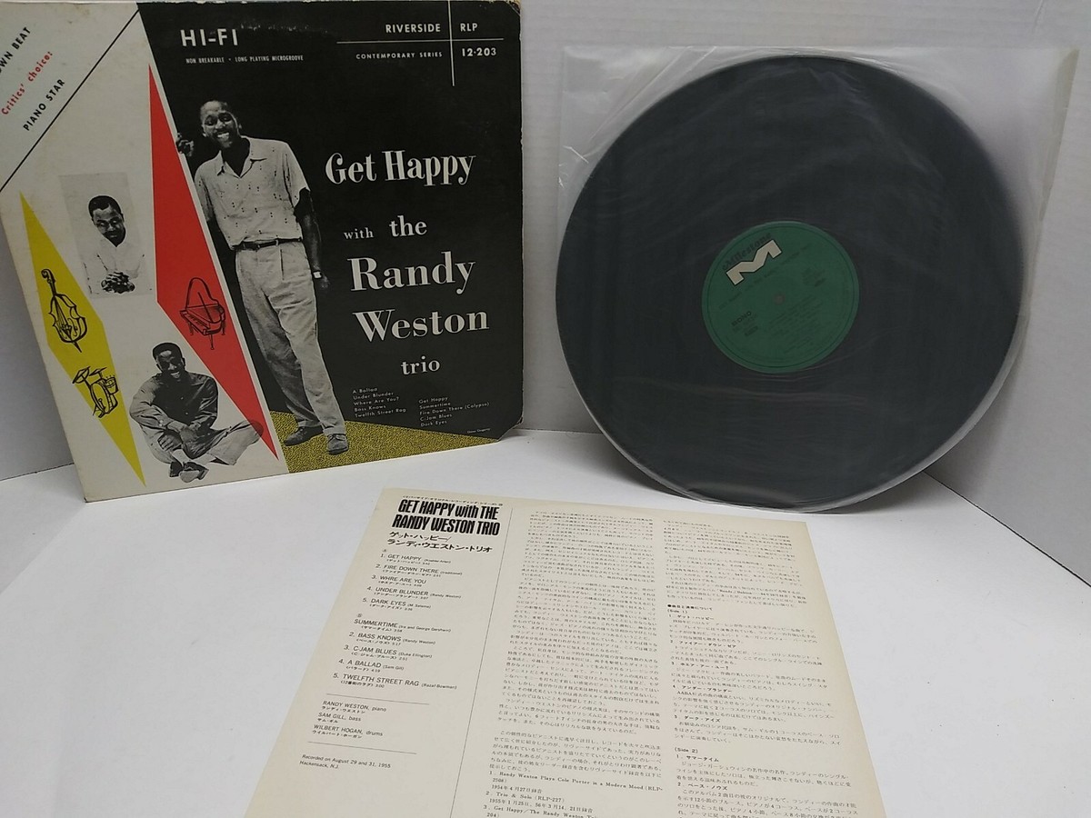 The Randy Weston Trio Get Happy With Riverside SMJ-6063M Mono RLP