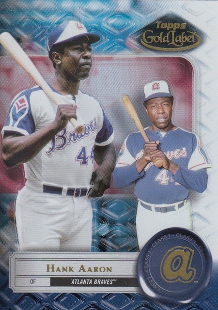 Hank Aaron Topps Gold Label Class 1 Base Atlanta Braves #69 2022 22