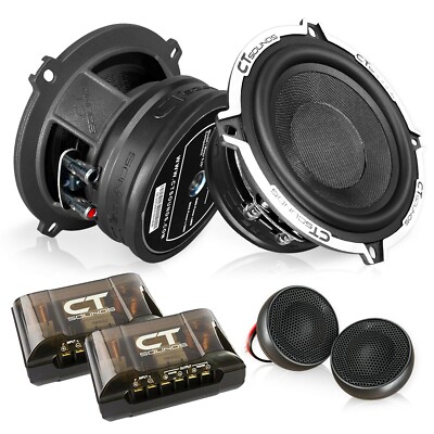 CT Sounds Meso 5.25'' 240 Watt 2-Way Premium Component Car Speaker Set