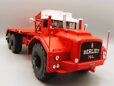 Berliet T100 N°1 Red 1960 1/43 Norev 690039 Without Side Panels Nr.1 No. 1