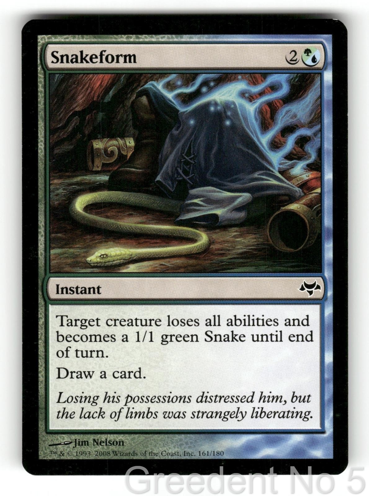 Snakeform 161 Common Eventide Magic: The Gathering Near Mint