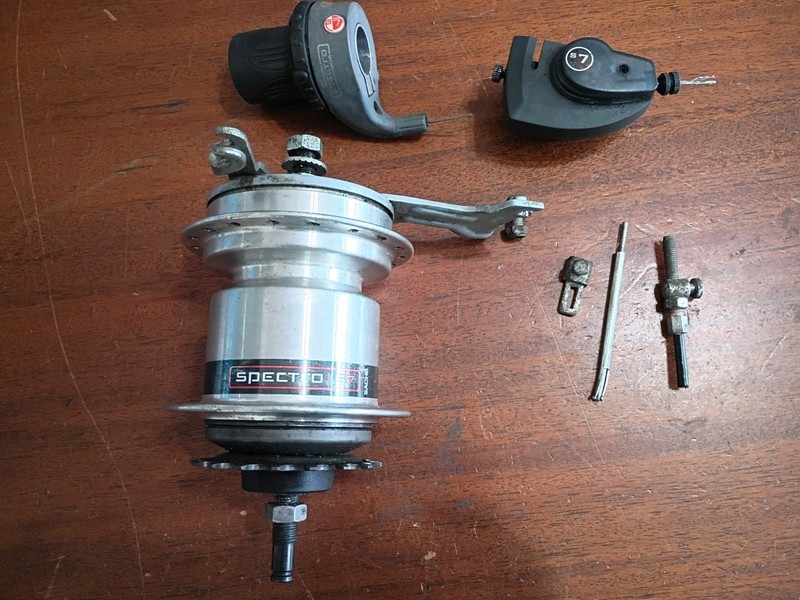 Used Sachs/Sram Spectro S7 Hub And Parts Lot
