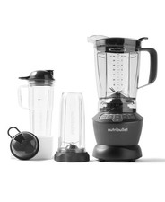 130$ NutriBullet Blender Full Size Combo with Single Serve Cups 1200 Watt Gray