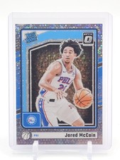 JARED MCCAIN 2024-25 DONRUSS OPTIC FAST BREAK HOLO RATED ROOKIE #270 Q5722