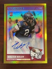 2025 Panini Score - GOLD Rookie Autograph /50 Walter Nolen Auto Cardinals