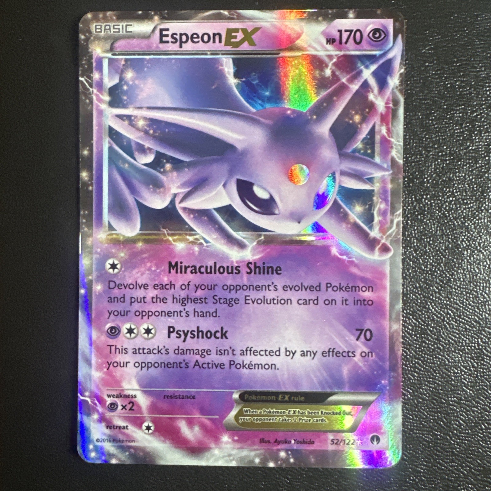 Espeon EX Holo Ultra Rare XY - BREAKpoint 52/122 LP