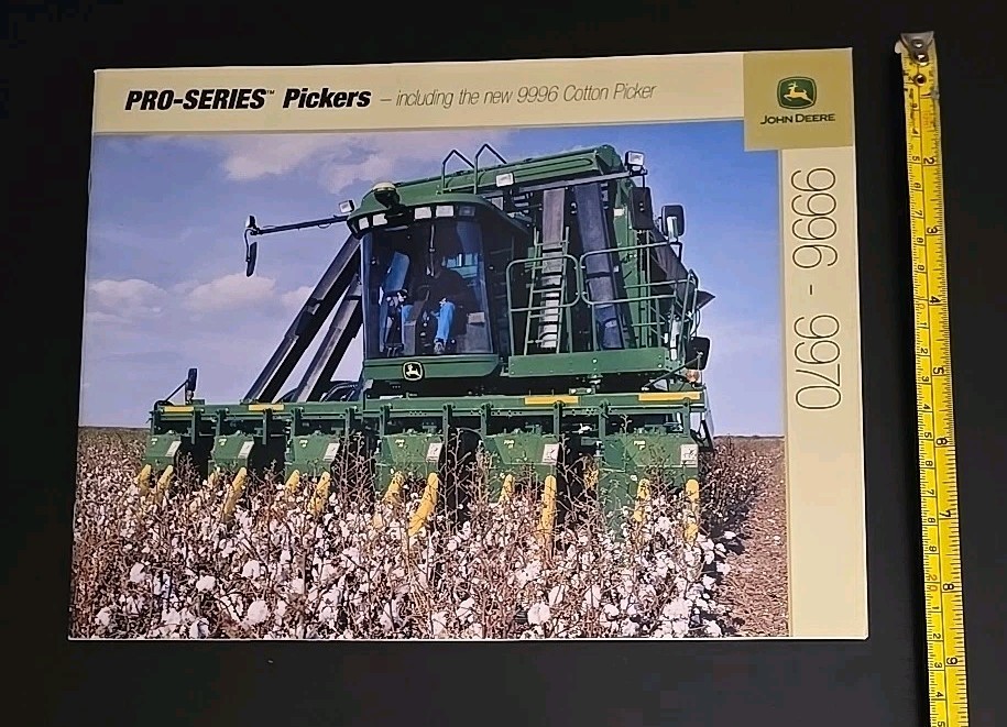 John Deere 9996 9970 Cotton Picker 2004 Brochure Booklet Illustrated 