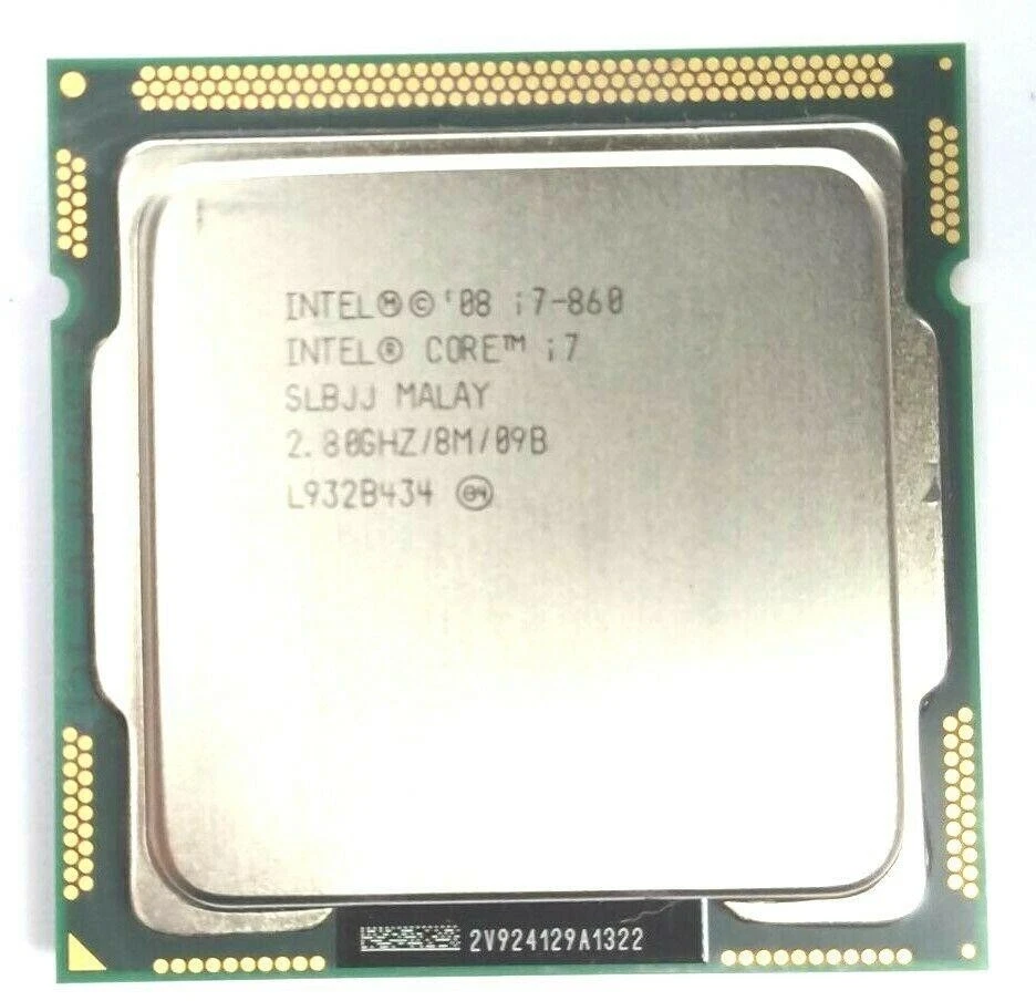 Intel Core i7 860 2.80 GHz Quad Core CPU 8MB Cache LGA1156 with Heatsink and Fan - Image 2 of 4