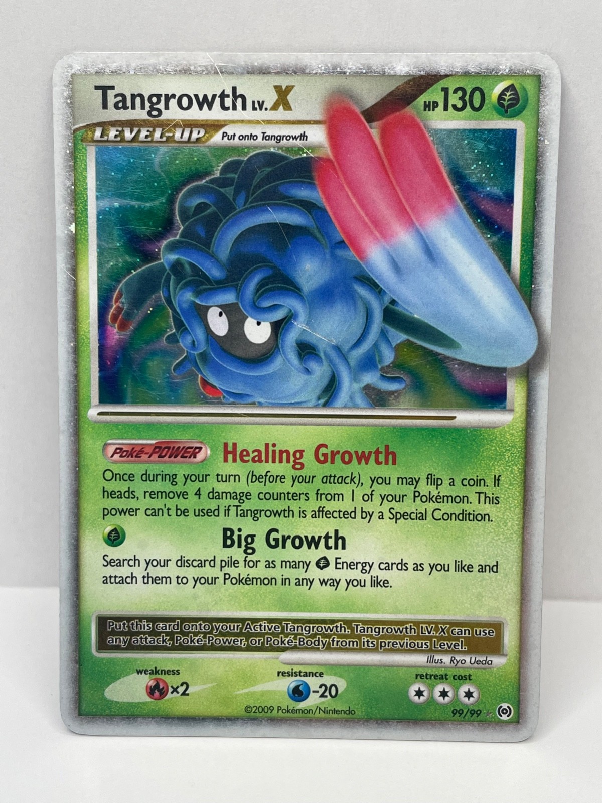 Pokemon TCG Tangrowth Lv. X Ultra Rare Arceus 99/99 Moderately Played
