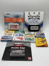 Assorted Double Edge Razor Blades, 120 total blades