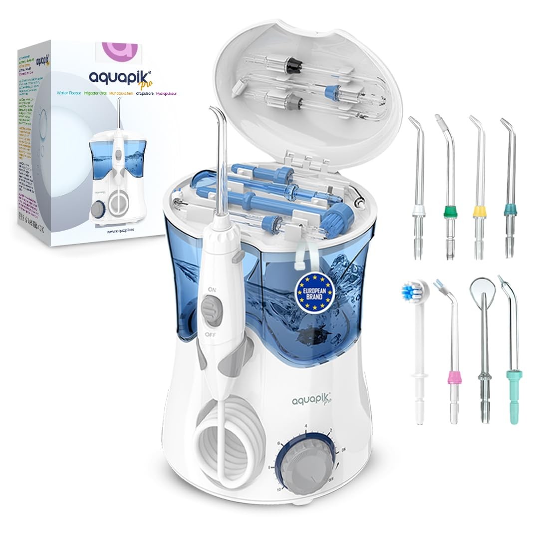 Aquapik PRO Idropulsore Dentale Professionale 10 Livelli 600ml - Offerta